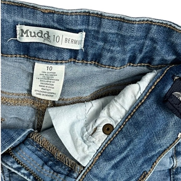 Mudd Kids Denim Shorts - Size 10 - Picture 5 of 6